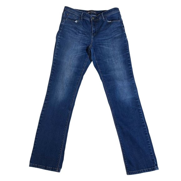 Reitmans Women's Size 30 Mid Rise Strait Leg Jeans - Picture 2 of 11